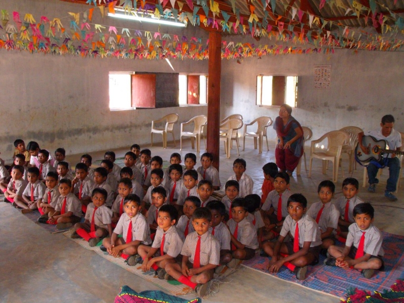 School children in India