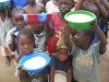 Feeding children in Liberia
