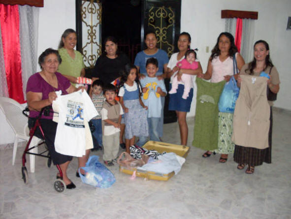Used clothing given to our church family in Mexico